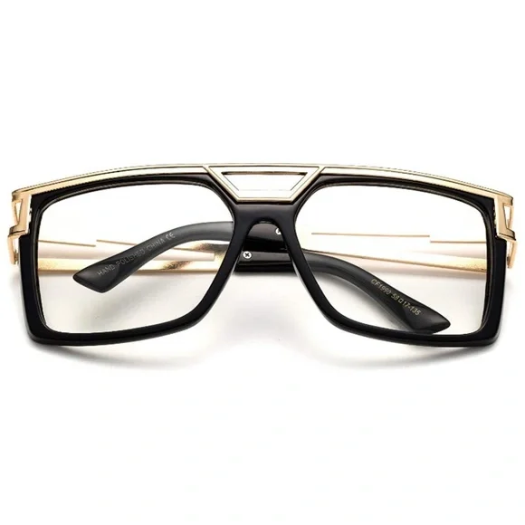LADIES Retro Black & gold Gazelle Glasses…NEW - Picture 2 of 2